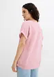 Blusa a maniche corte in mussola, bonprix