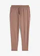 Pantaloni in jersey di misto cotone elasticizzato, bonprix