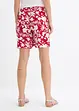 Shorts larghi in viscosa con cinta comoda, vita alta, bonprix