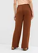 Pantaloni a palazzo leggeri in tessuto strutturato, bonprix