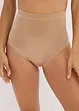 Perizoma a vita alta leggermente modellante con effetto lucido (pacco da 2), bonprix