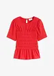 Maglia con lavorazione smock, bonprix