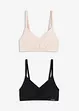 Bralette in modal morbido Feel Comfort (pacco da 2), bonprix