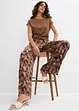 Pantaloni con elastico in vita in viscosa fluente, bonprix