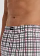 Boxer di jersey a quadretti dalla vestibilità morbida (pacco da 3), bonprix