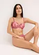 Reggiseno a balconcino con pizzo floreale, bonprix