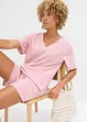 Maglia in fine misto cotone e lino, bonprix