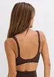 Reggiseno con coppe preformate, spalline imbottite ed effetto lucido, bonprix