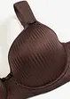 Reggiseno con coppe preformate, spalline imbottite ed effetto lucido, bonprix