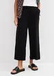 Pantaloni cropped elasticizzati in cotone biologico, bonprix
