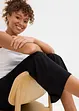 Pantaloni cropped elasticizzati in cotone biologico, bonprix