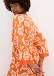 Abito tunica con pizzo in viscosa strutturata, bonprix