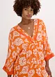 Abito tunica con pizzo in viscosa strutturata, bonprix