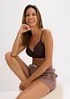 Reggiseno con ferretto ed effetto lucido (pacco da 2), bonprix