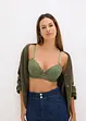 Reggiseno con coppe preformate e pizzo delicato, bonprix