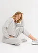 Pantaloni barrel in misto viscosa leggermente lucido, bonprix