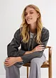 Bomber leggero in misto viscosa lucido, bonprix