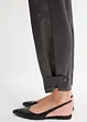 Pantaloni barrel shape in satin fluente, bonprix