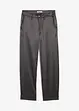 Pantaloni barrel shape in satin fluente, bonprix