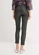 Pantaloni elasticizzati con effetto lucido, bonprix