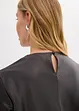 Abito midi in satin lucido, bonprix