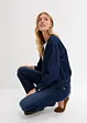 Jeans barrel, vita media, bonprix