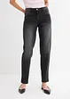 Jeans barrel, vita media, bonprix