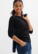 Maglia a maniche lunghe in puro cotone (pacco da 3), bonprix