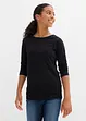 Maglia a maniche lunghe in puro cotone (pacco da 3), bonprix