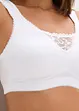 Reggiseno contenitivo senza ferretto con spalline imbottite, bonprix