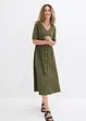Abito midi in puro cotone, bonprix