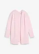 Felpa con zip lunga in misto cotone morbido, bonprix