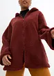 Giacca in pile teddy con spacchi laterali, bonprix