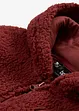 Giacca in pile teddy con spacchi laterali, bonprix