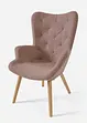 Poltrona con impuntura diagonale, bonprix