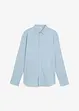 Camicia elasticizzata con cotone, slim fit, bonprix