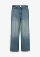 Jeans dal taglio dritto e morbido leggermente elasticizzati, vita alta, bonprix