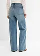 Jeans dal taglio dritto e morbido leggermente elasticizzati, vita alta, bonprix