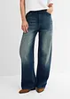 Jeans dal taglio dritto e morbido leggermente elasticizzati, vita alta, bonprix