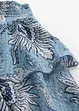 Gonna a balze in chiffon strutturato, bonprix