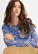 Maglia a maniche lunghe in mesh fine, bonprix