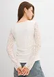Maglia a maniche lunghe in pizzo, bonprix