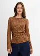 Maglia a maniche lunghe in pizzo, bonprix