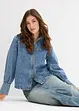 Gonna maxi di jeans, vita media, bonprix