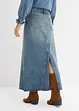 Gonna maxi di jeans, vita media, bonprix