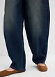 Jeans barrel con cintura, vita media, bonprix