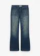 Jeans a zampa, vita media, bonprix