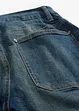 Jeans a zampa, vita media, bonprix