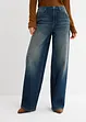 Jeans wide leg, vita alta, bonprix
