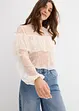 Blusa in pizzo, bonprix